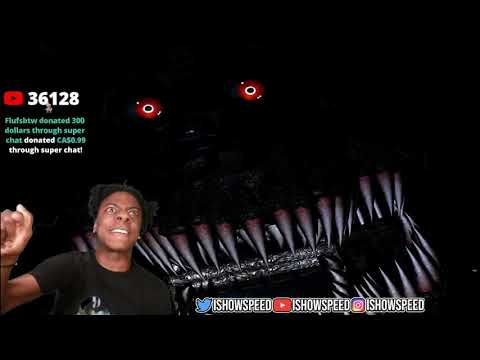 Ishowspeed meets nightmare freddy for the first time FNAF 4