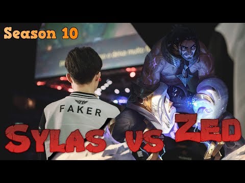 Faker - Sylas 6/6/3 vs Zed Mid - Patch 10.1 LoL Season 10 KR Ranked | League of Legends Replays