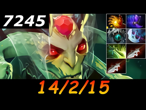 Dota 2 Medusa 7245 MMR 14/2/15 (Kills/Deaths/Assists) Ranked Full Gameplay