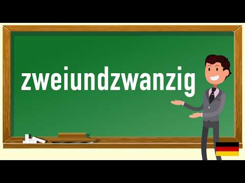 How to pronounce zweiundzwanzig  in German