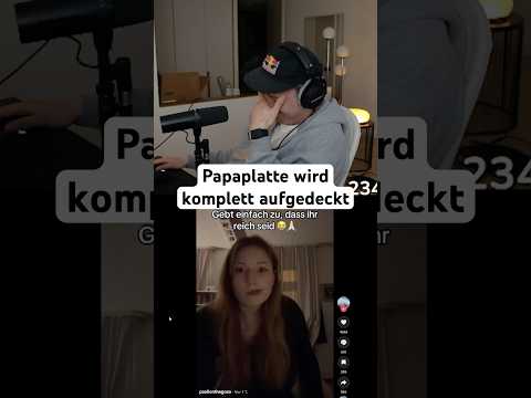 Papaplatte wird von einem TikTok komplett auseinandergenommen #papaplatte
