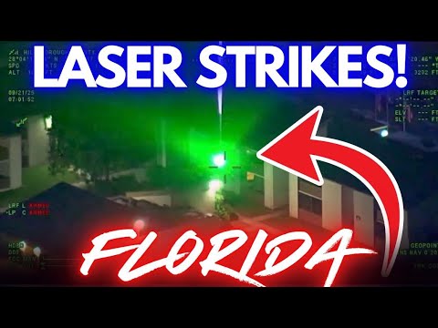 LASER STRIKES! Tampa Bay. FLORIDA MAN ARRESTED!!