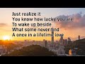 Once In a lifetime Love lyrics by Allan Jackson