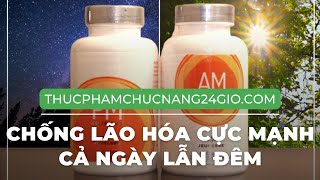 AM/PM Essentials Của Jeunesse Chống Lão Hóa Cực Mạnh Cả Ngày Lẫn Đêm