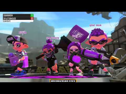 Switch Versus @ The Lab #8 | Squiddrow vs Splatterhouse - Round Robin - Splatoon 2