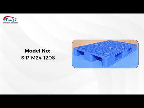 125mm 4 Way HDPE Plastic Pallets, L1200 x W800 x H125 mm