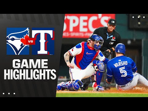 Blue Jays vs. Rangers Game Highlights (5/26/25) | MLB Highlights