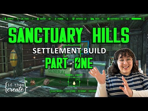 Sanctuary Hills - PART ONE - a cozy and realistic fallout 4 settlement build! (no mods)