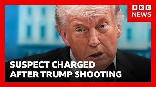 Shooting suspect charged after attempted Trump assassination | BBC News