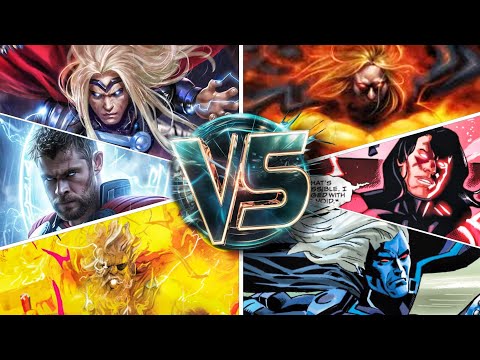 Sentry vs Thor Most Powerful Version SUPER BATTLE