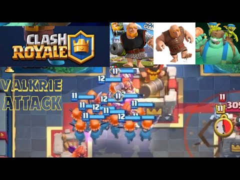 Clash Royale: Valkyrie vs Giants - Epic Battle for Supremacy!