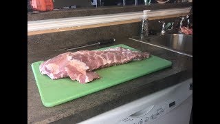 2 Ways To Cut Spare Ribs Into St. Louis Ribs (Knife and Eletric Fisherman)