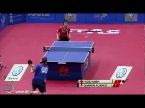 Quentin Robinot vs Koki Niwa[WJTTC 2011]