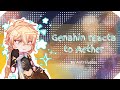 Genshin Impact Reacts To Male Travaler Aether GL2 2X Gacha Reaction By Astraa0000