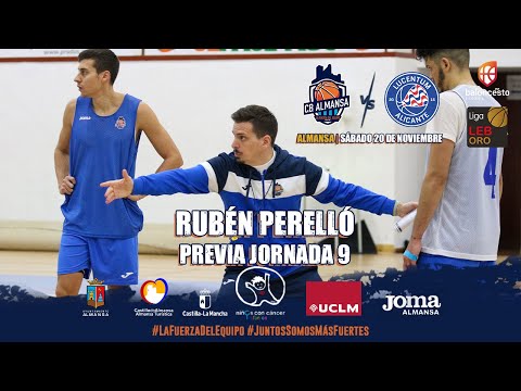Previa Rubén Perelló - J9 -  CB Almansa con AFANION vs HLA Alicante