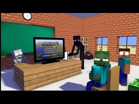 Monster School || Speed running minecraft on PS5 || Monster School animation