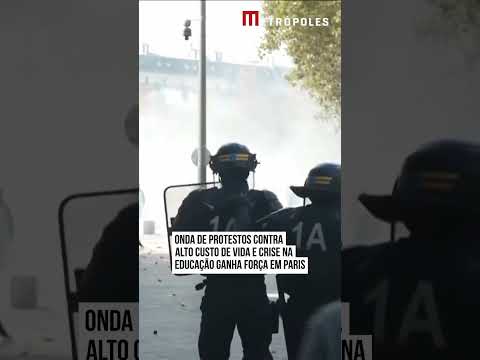 Onda de protestos ganha força em Paris