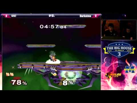 The Big House 3 - SFAT (Fox) vs Darkatma (Sheik) LB5 - SSBM