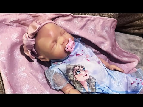 Unboxing and dressing Rosie! Full silicone doll from Paradise Galleries #reborndoll