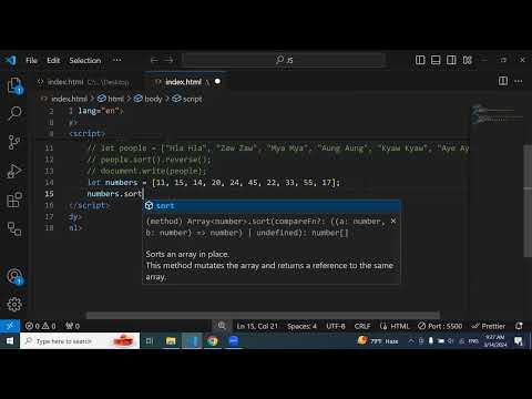 13 Array Sorting And Reversing Methods In Javascript