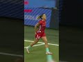 She faked the hamstring injury 😮😂 #funny #celebration #football #Soccer #hyped #shorts