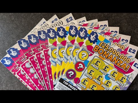 £20 of the Newest £2 Allwyn UK National Lottery Scratch Cards