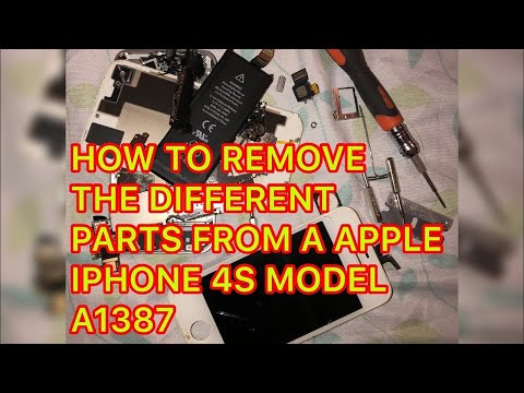 Apple iPhone (4S 16GB) model A1387! complete teardown