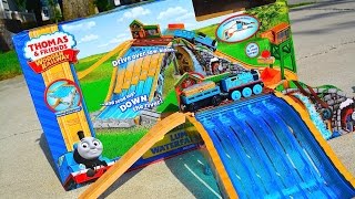 Thomas And Friends LUMBER YARD WATERFALL ADVENTURE 2014 Wooden Railway Toy Train Review By Mattel