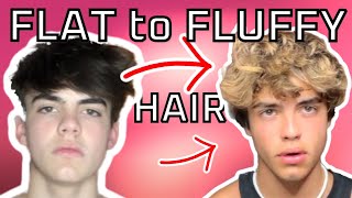 How To TRANSFORM YOUR HAIR (Flat to Fluffy)