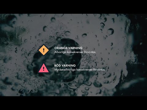 Varning för översvämning - en ny typ av vädervarning