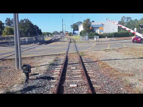 Transperth drivers cab view A series Armadale shunt move and Australind cross
