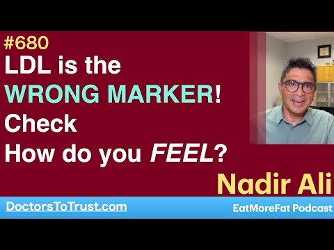 NADIR ALI 2 | Total cholesterol or LDL alone are the WRONG MARKERS!   Check:  How do you FEEL?