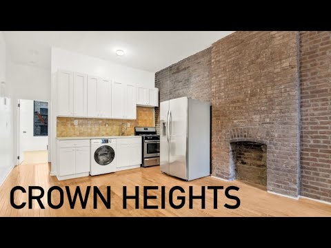 Exposed Brick Apartment in Crown Heights Brooklyn