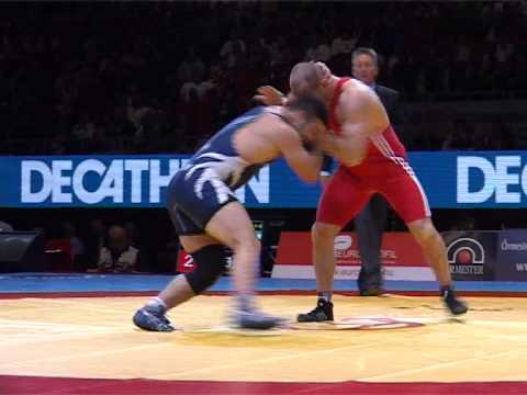 SWWC2013 / Khetag GAZYUMOV - Reza Yazdani (IRI) - FS 96 kg, gold medal match