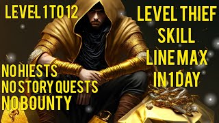 ESO level thieves guild skill line super fast! 2023 (check description)