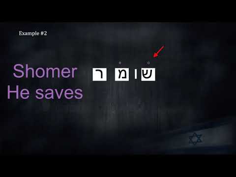 Lesson No.2 - Verbs and Roots in Hebrew