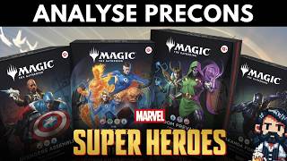 Verdict sur les decks Commander préconstruits Marvel Super Heroes (avec le Brasseur de Decks) !