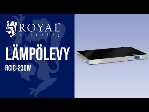 video - Lämpölevy - 240 W - ruostumatonta terästä - 62 x 35 cm