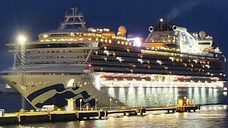 Cruise ship MV Sapphire princess leaving Tallinn