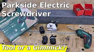 Parkside Electric Screwdriver with Interchangeable Heads | Tool or a Gimmick?