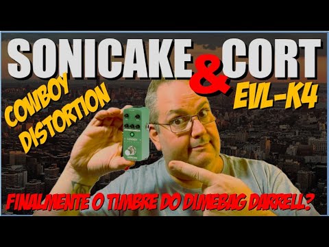O Timbre do Dimebag Darrell no Pantera? (Sonicake Cowboy Distortion + Cort EVL-K4)