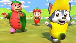 🍓 Família dos Dedos das Frutas | Música Infantil para Cantar e Aprender | Leo Português