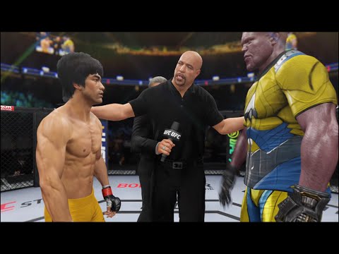 Bruce Lee vs. Mighty Thanos - EA Sports UFC 4 - Epic Fight 🔥🐲