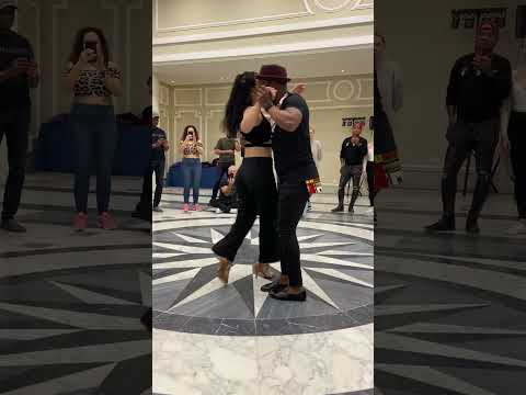 Rico Suave & Manon Batrel - Semba demo after class at Malaga Temptation Festival