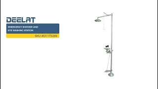 Emergency Shower and Eye Washing Station SKU #D1173288
