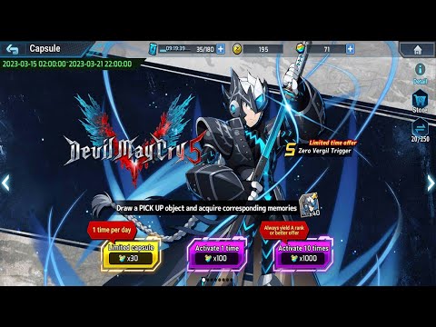 Megaman X Dive | Gacha Devil May Cry 5 (Zero Vergil Trigger)