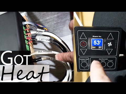 NO PROPANE Hydronic Heat, Electrics & Start up | FOUR SEASON VAN LIFE | EP.46
