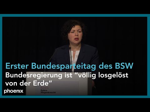 Rede von Amira Mohamed Ali auf dem ersten Bundesparteitag des BSW, 27.01.24