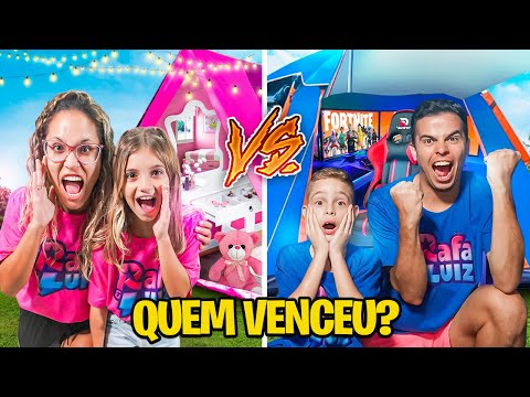 QUEM FIZER O MELHOR CAMPING COM ITENS DA MANSÃO VENCE! - ÉPICO!