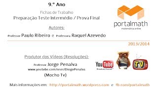 preview picture of video 'Semelhança de triângulos Exame 9º ano Prova Modelo I Q.2 Portalmath'